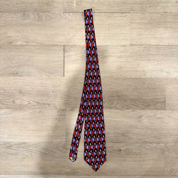 Robert Talbott Nordstrom Men’s Silk Multicolor Geometric Print Tie - Picture 1 of 3